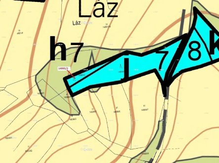 Prodej pozemku, les, 330 m²