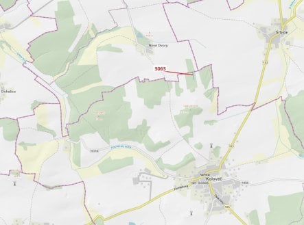 Prodej pozemku, les, 703 m²