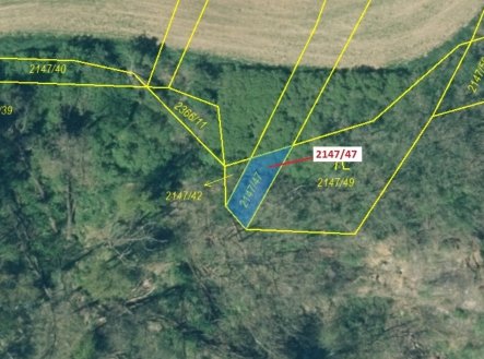 Prodej pozemku, les, 72 m²