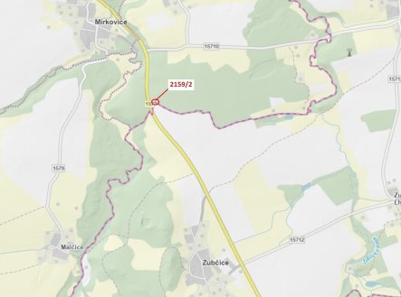 Prodej pozemku, les, 90 m²