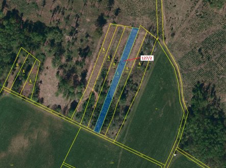 Prodej pozemku, les, 1 615 m²