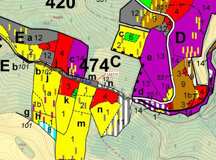 Prodej pozemku, les, 860 m²