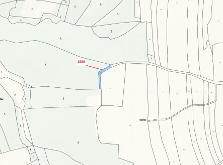 Prodej pozemku, les, 475 m²