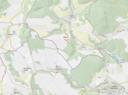 Prodej pozemku, les, 198 m²