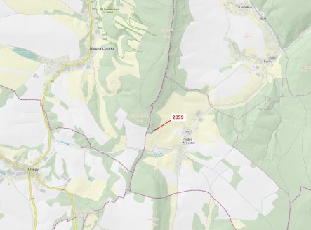 Prodej pozemku, les, 2 241 m²