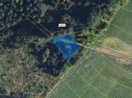 Prodej pozemku, les, 324 m²