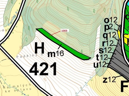 Prodej pozemku, les, 3 001 m²