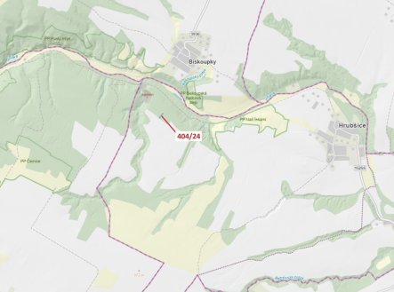 Prodej pozemku, les, 741 m²