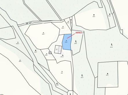 Prodej pozemku, trvalý travní porost, 614 m²