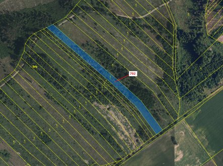 Prodej pozemku, les, 5 706 m²