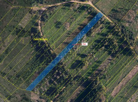 Prodej pozemku, les, 2 930 m²