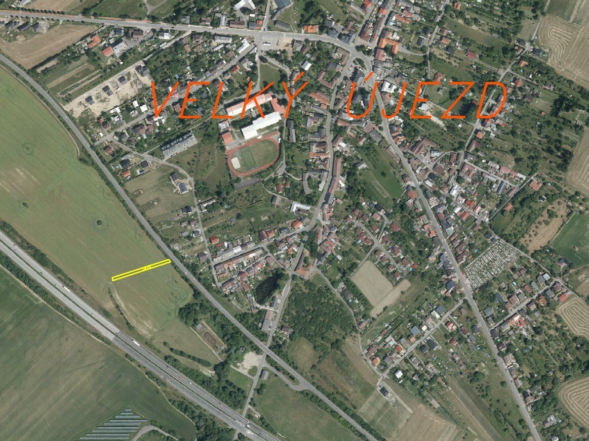 Pozemek o velikosti 645m2, Velký Újezd