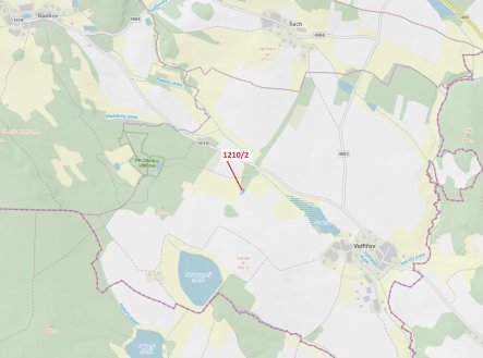 Prodej pozemku, les, 705 m² obrázek