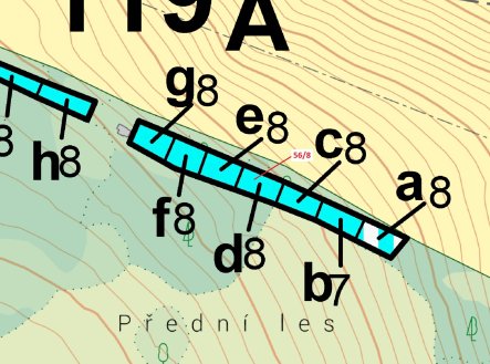 Prodej pozemku, les, 385 m²