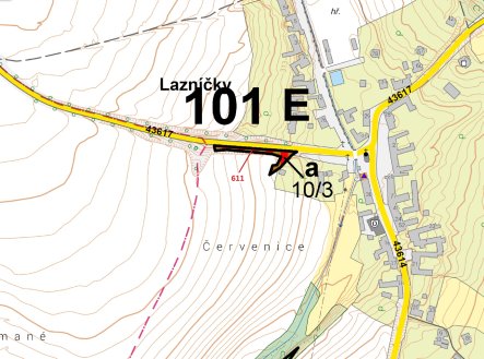 Prodej pozemku, les, 673 m²