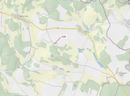 Prodej pozemku, les, 536 m²