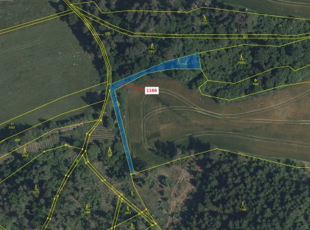 Prodej pozemku, les, 536 m²
