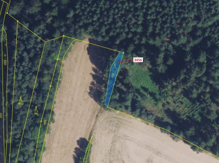 Prodej pozemku, les, 212 m²