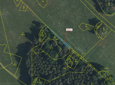 Prodej pozemku, les, 80 m²