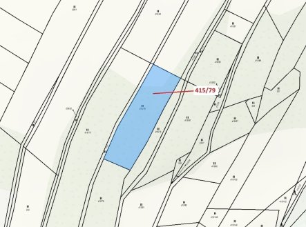 Prodej pozemku, trvalý travní porost, 2 523 m²