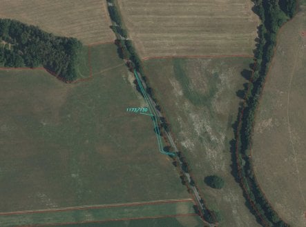 Prodej pozemku, trvalý travní porost, 608 m²