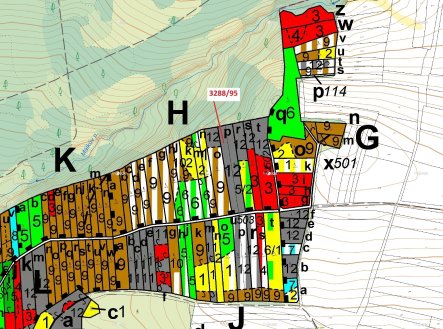 Prodej pozemku, les, 1 735 m²
