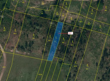 Prodej pozemku, les, 586 m²