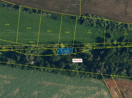 Prodej pozemku, les, 154 m²