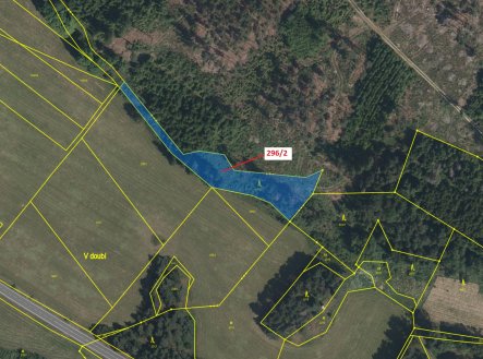 Prodej pozemku, les, 2 508 m²