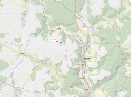 Prodej pozemku, les, 284 m²
