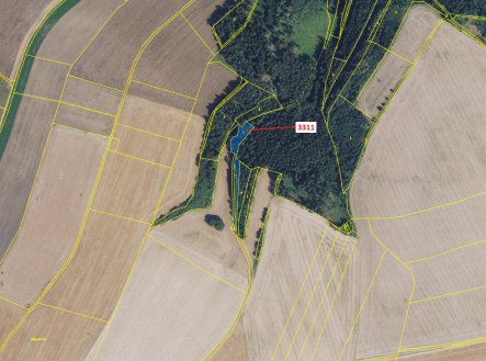 Prodej pozemku, les, 284 m²