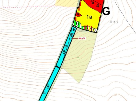 Prodej pozemku, les, 1 874 m²
