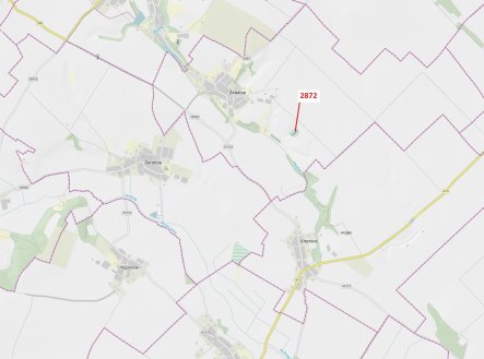 Prodej pozemku, les, 1 391 m²
