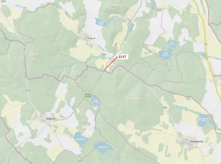 Prodej pozemku, les, 833 m² obrázek