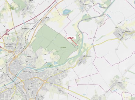 Prodej pozemku, les, 1 322 m²