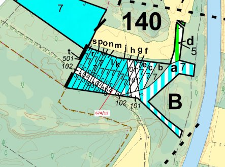 Prodej pozemku, les, 1 322 m²
