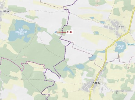 Prodej pozemku, les, 1 083 m²