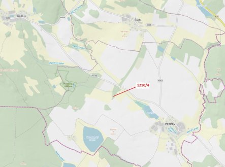Prodej pozemku, les, 7 m² obrázek