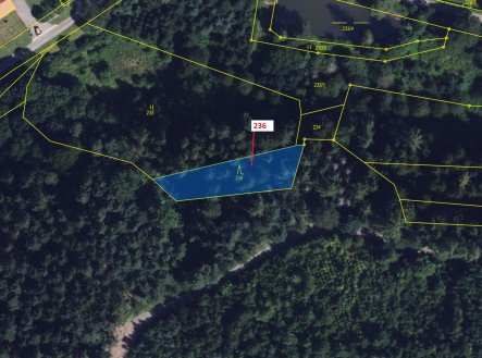 Prodej pozemku, les, 813 m²