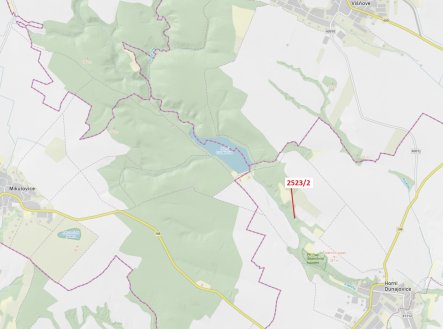 Prodej pozemku, les, 406 m²