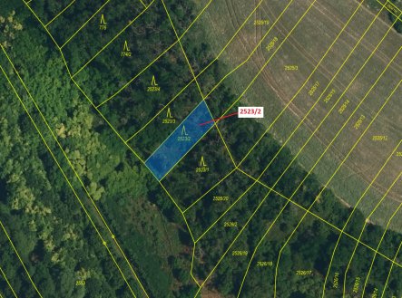 Prodej pozemku, les, 406 m²
