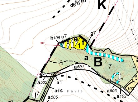 Prodej pozemku, les, 194 m²