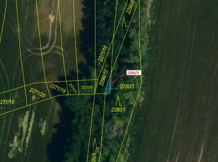 Prodej pozemku, les, 8 m²