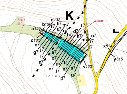 Prodej pozemku, les, 247 m²