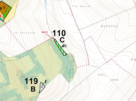Prodej pozemku, les, 143 m²