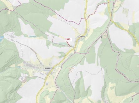 Prodej pozemku, les, 303 m²