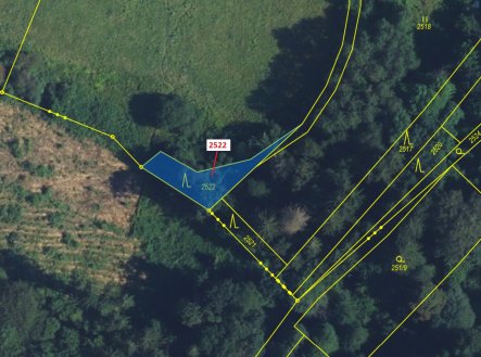 Prodej pozemku, les, 284 m²