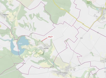 Prodej pozemku, les, 7 m²