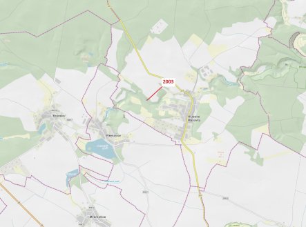 Prodej pozemku, les, 342 m²