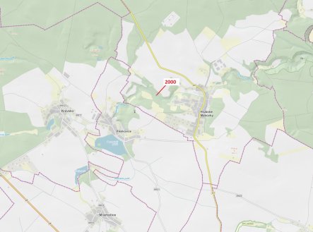 Prodej pozemku, les, 504 m²